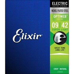 Струны Elixir Electric Optiweb Super Light 9-42