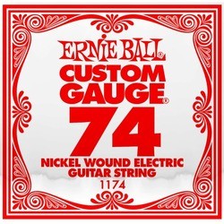 Струны Ernie Ball Single Nickel Wound 74