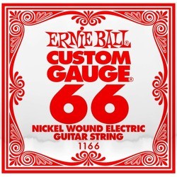 Струны Ernie Ball Single Nickel Wound 66