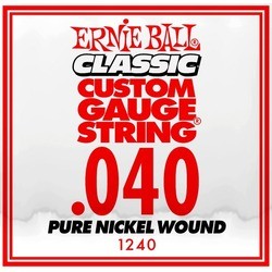 Струны Ernie Ball Single Pure Nickel Wound 40