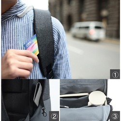 Рюкзак Xiaomi 90 Points Urban simple (серебристый)