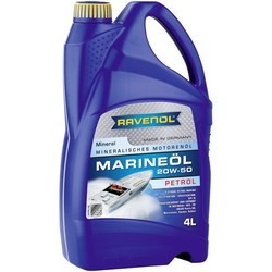 Моторное масло Ravenol Marineoil Petrol 20W-50 4L