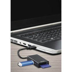 Картридер/USB-хаб Hama USB 2.0 Type-C Hub / Card Reader
