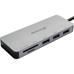 Картридер/USB-хаб Grand-X SG-510