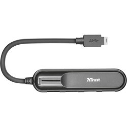 Картридер/USB-хаб Trust Aiva 4 Port USB 3.1 Hub