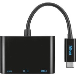 Картридер/USB-хаб Trust USB-C Multiport Adapter