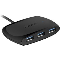 Картридер/USB-хаб Speed-Link Snappy USB Hub 4 Port Passive