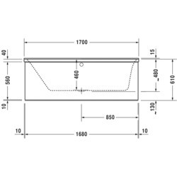 Ванна Duravit P3 Comforts