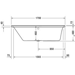 Ванна Duravit P3 Comforts