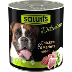 Корм для собак Salutis Delicatesse Chicken/Variety Meat 0.36 kg