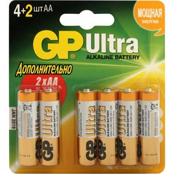 Аккумуляторная батарейка GP Ultra Alkaline 6xAA