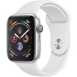 Носимый гаджет Apple Watch 4 Aluminum 44 mm (белый)