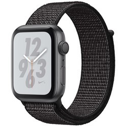 Носимый гаджет Apple Watch 4 Nike+ 44 mm (серебристый)