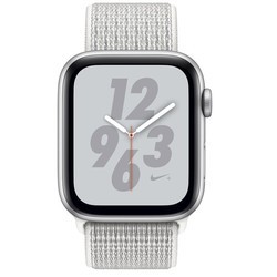 Носимый гаджет Apple Watch 4 Nike+ 44 mm Cellular (серебристый)