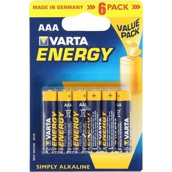 Аккумуляторная батарейка Varta Energy 6xAAA