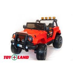 Детский электромобиль Toy Land Jeep WHE1688 4x4 (красный)