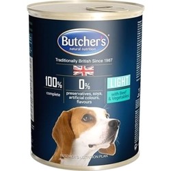 Корм для собак Butchers Lite Canned Pate with Beef/Vegetables 0.4 kg