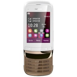 Мобильный телефон Nokia C2-03 (серебристый)