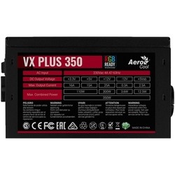 Блок питания Aerocool VX Plus 350 RGB