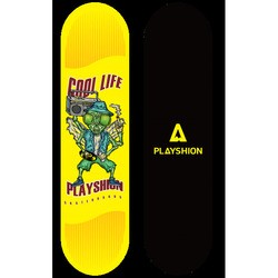 Скейтборд Playshion Gun (желтый)