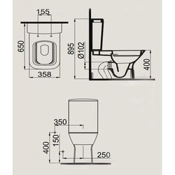 Унитаз Idevit Nova 3504-0316