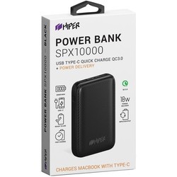 Powerbank аккумулятор Hiper SPX10000 (черный)