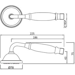 Душевая система Jaquar HSH-CHR-9537N