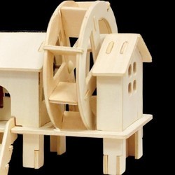 3D пазл Robotime Waterwheel