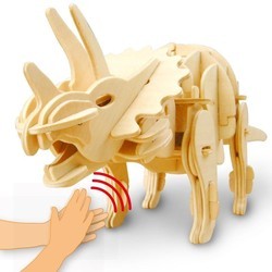 3D пазл Robotime Power Control Triceratops