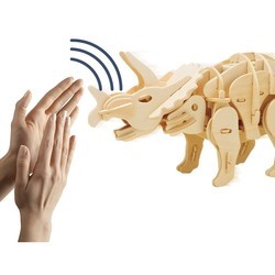 3D пазл Robotime Sound Control Triceratops