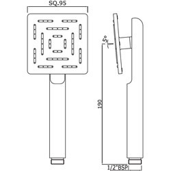 Душевая система Jaquar Maze HSH-CHR-1655