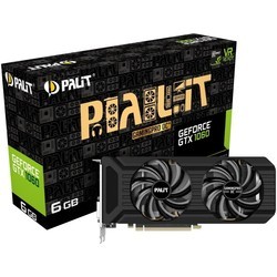 Видеокарта Palit GeForce GTX 1060 GamingPro OC+