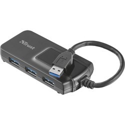 Картридер/USB-хаб Trust Oila 4 Port USB 3.1 Hub