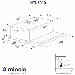 Вытяжка Minola HTL 5010 IV 430