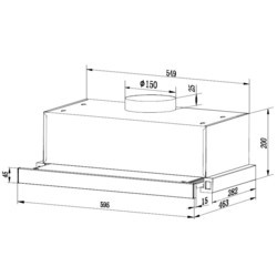 Вытяжка Zirtal Slide Out 60 BL