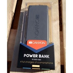 Powerbank аккумулятор Canyon CNE-CPBF100 (серый)