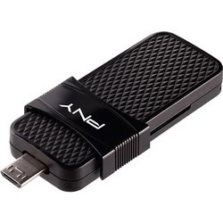 USB Flash (флешка) PNY OTG Duo-Link Micro 128Gb