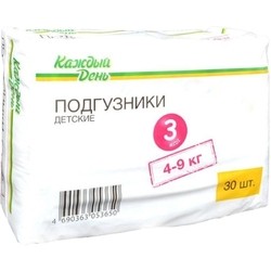 Подгузники Kazhdyj Den Diapers 3 / 30 pcs