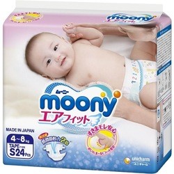 Подгузники Moony Diapers S / 24 pcs