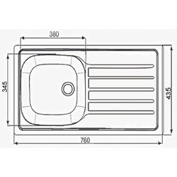 Кухонная мойка Interline AE 7650