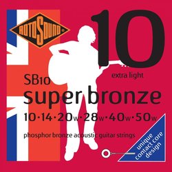 Струны Rotosound Super Bronze 10-50