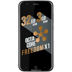 Мобильный телефон Just5 Freedom X1 (черный)
