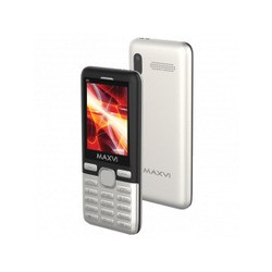 Мобильный телефон Maxvi M6 (серебристый)