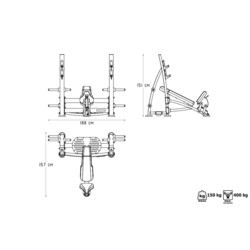 Силовая скамья Marbo MF-L004