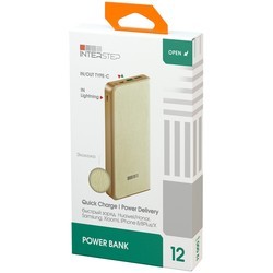 Powerbank аккумулятор InterStep PB1218PD (черный)