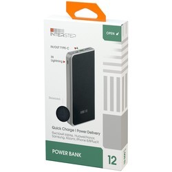 Powerbank аккумулятор InterStep PB1218PD (черный)