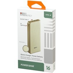 Powerbank аккумулятор InterStep PB1618PD (черный)