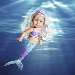 Кукла Zapf Little Sister Baby Born Mermaid 824344