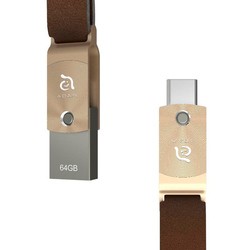 USB Flash (флешка) ADAM Elements Roma (золотистый)