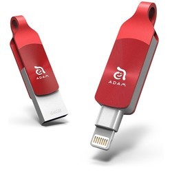 USB Flash (флешка) ADAM Elements iKlips DUO+ (фиолетовый)